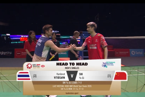 2026年 马来西亚公开赛 F 男单 昆拉武特[泰国] vs [中国]石宇奇