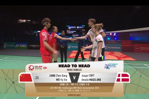 2026年 马来西亚公开赛 SF 混双 蒋振邦&魏雅欣[中国] vs [丹麦]杰斯帕·托夫特&艾米丽·麦格兰德