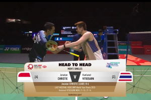 2026年 马来西亚公开赛 SF 男单 乔纳坦·克里斯蒂[印尼] vs [泰国]昆拉武特