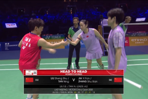 2025年 世界锦标赛 QF 女双 刘圣书&谭宁[中国] vs [中国]贾一凡&张殊贤