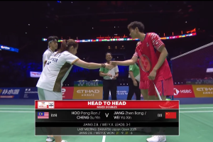 2025年 世界锦标赛 QF 混双 许邦荣&钟舒韵[马来西亚] vs [中国]蒋振邦&魏雅欣