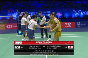 2025年 世界锦标赛 QF 女双 金慧贞&孔熙容[韩国] vs [日本]松山奈未&志田千阳