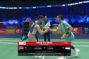 2025年 世界锦标赛 QF 男单 昆拉武特[泰国] vs [印尼]乔纳坦·克里斯蒂