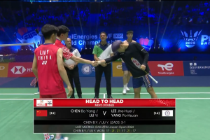 2025年 世界锦标赛 QF 男双 陈柏阳&刘毅[中国] vs [中国台北]李哲辉&杨博轩