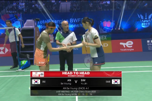 2025年 世界锦标赛 QF 女单 安洗莹[韩国] vs [韩国]沈有振