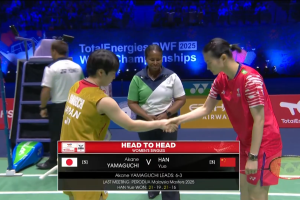 2025年 世界锦标赛 QF 女单 山口茜[日本] vs [中国]韩悦