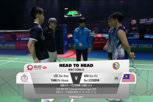 2026年 印度公开赛 R16 男双 李哲辉&杨博轩[中国台北] vs [马来西亚]吴世飞&努尔·伊祖丁·鲁姆萨尼