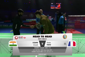 2026年 印度公开赛 R32 男单 斯里坎特·纳马尔瓦尔·基丹比[印度] vs [法国]克里斯托·波波夫