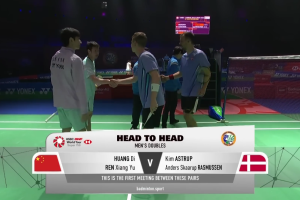 2026年 印度公开赛 R32 男双 黄荻&任翔宇[中国] vs [丹麦]金·阿斯特鲁普&安德斯·斯考劳普·拉斯姆森