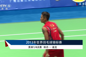 2013年 世界锦标赛 QF 男单 林丹[中国] vs [中国]谌龙