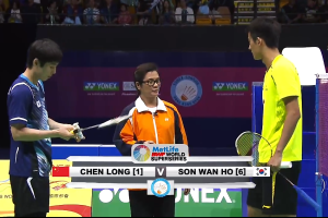 2014年 香港公开赛 F 男单 谌龙[中国] vs [韩国]孙完虎