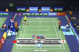 2104年 香港公开赛 QF 男单 谌龙[中国] vs [日本]上田拓马