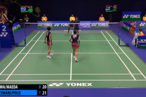 2014年 香港公开赛 QF 女双 垣岩令佳&前田美顺[日本] vs [印尼]马赫斯瓦里&波莉