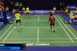 2014年 香港公开赛 R16 男双 傅海峰&张楠[中国] vs [印尼]阿山&亨德拉·塞蒂亚万
