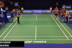 2014年 香港公开赛 R16 男双 弗拉基米尔·伊万诺夫&伊万·索松诺夫[俄罗斯] vs [印尼]马尔基斯·基多&吉德翁·马库斯·费尔纳迪