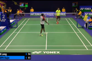 2014年 香港公开赛 R16 男单 男单 谌龙[中国] vs [英格兰]拉吉夫·欧斯夫