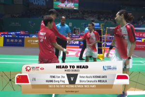 2025年 中国公开赛 QF 混双 胡彦哲&黄东萍[中国] vs [印尼]雷汉·诺法勒·库沙扬托&格罗里亚·埃马努埃莱·维德佳佳