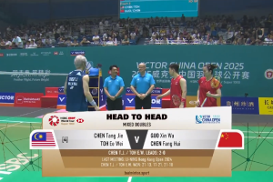 2025年 中国公开赛 QF 女双 陈堂杰&杜颐沩[马来西亚] vs [中国]郭新娃&陈芳卉