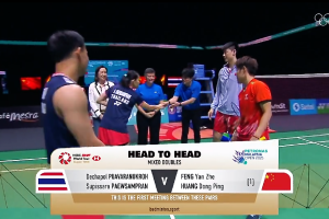 2025年 马来西亚公开赛 F 混双 德差波·普瓦拉努克罗&苏皮萨拉·帕维斯坦帕[泰国] vs [中国]冯彦哲&黄东萍