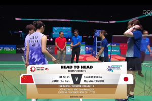 2025年 马来西亚公开赛 F 女双 贾一凡&张殊贤[中国] vs [日本]福岛由纪&松本麻佑