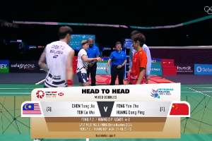 2025年 马来西亚公开赛 SF 混双 陈堂杰&杜颐沩[马来西亚] vs [中国]冯彦哲&黄东萍