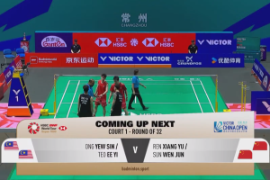 2025年 中国公开赛 R32 男双 王耀新&张御宇[马来西亚] vs [中国]任翔宇&孙文俊