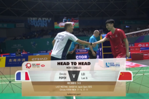 2025年 中国公开赛 R32 男单 克里斯托·波波夫[法国] vs [中国]雷兰曦