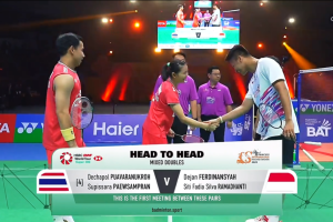 2025年 泰国公开赛 F 混双 德差波·普瓦拉努克罗&苏皮萨拉·帕维斯坦帕[泰国] vs [印尼]德扬·费迪纳夏&茜蒂·法迪亚·席尔瓦·拉马丹蒂