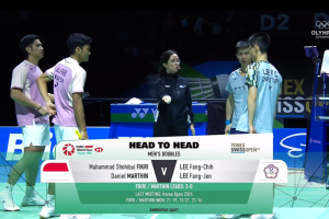 2025年 瑞士公开赛 SF 男双 穆罕默德·肖希布·菲克里&丹尼尔·马丁[印尼] vs [中国台北]李芳至&李芳任