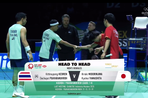 2025年 瑞士公开赛 SF 男双 吉丁努蓬·革德伦&德差波·普瓦拉努克罗[泰国] vs [日本]绿川大辉&山下恭平