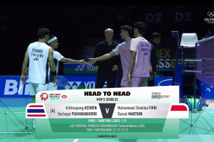 2025年 瑞士公开赛 F 男双 吉丁努蓬·革德伦&德差波·普瓦拉努克罗[泰国] vs [印尼]穆罕默德·肖希布·菲克里&丹尼尔·马丁