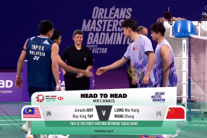 2025年 奥尔良大师赛 SF 男双 朱奈迪·阿里夫&叶睿庆[马来西亚] vs [中国]梁伟铿&王昶