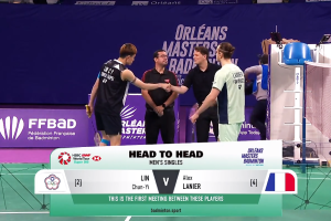 2025年 奥尔良大师赛 F 男单 林俊易[中国台北] vs [法国]亚历克斯·拉尼尔