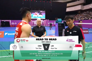 2025年 台北公开赛 F 男单 周天成[中国台北] vs [新加坡]骆健佑