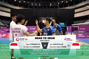 2025年 台北公开赛 F 混双 德扬·费迪纳夏&茜蒂·法迪亚·席尔瓦·拉马丹蒂[印尼] vs [印尼]贾法尔·希达亚图拉&费利沙·艾伯塔·纳撒尼尔·帕萨里布