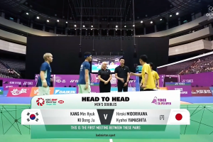 2025年 台北公开赛 SF 男双 姜敏赫&奇东柱[韩国] vs [日本]绿川大辉&山下恭平