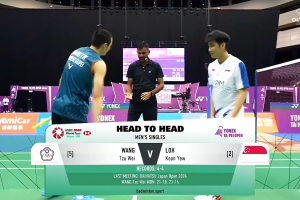 2025年 台北公开赛 SF 男单 王子维[中国台北] vs [新加坡]骆健佑