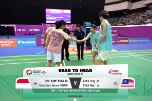 2025年 台北公开赛 SF 贾法尔·希达亚图拉&费利沙·艾伯塔·纳撒尼尔·帕萨里布[印尼] vs [马来西亚]陈堂杰&曾雯诗