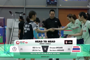 2025年 加拿大公开赛 SF 女双 许尹鏸&林芝昀[中国台北] vs [泰国]本雅帕·艾姆萨德&伦塔卡恩·艾姆萨德