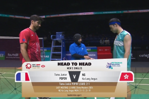 2025年 马来西亚公开赛 R16 男单 托马·朱尼尔·波波夫[法国] vs [中国香港]伍家朗