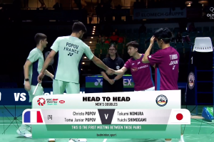 2025年 德国公开赛 SF 男双 克里斯托·波波夫&托马·朱尼尔·波波夫[法国] vs [日本]野村拓海&霜上雄一