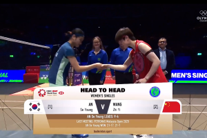 2025年 全英公开赛 F 女单 安洗莹[韩国] vs [中国]王祉怡