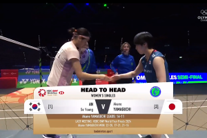 2025年 全英公开赛 SF 女单 安洗莹[韩国] vs [日本]山口茜