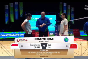 2025年 全英公开赛 QF 女单 格蕾戈丽亚·玛丽斯卡·东宗[印尼] vs [中国]韩悦