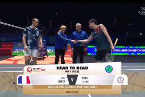 2025年 全英公开赛 QF 男单 亚历克斯·拉尼尔[法国] vs [中国台北]王子维