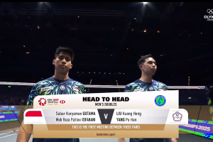 2025年 全英公开赛 QF 男双 萨巴·卡亚曼·咖塔曼&穆罕默德·利萨·巴列维·伊斯法哈尼[印尼] vs [中国台北]刘广珩&杨博涵