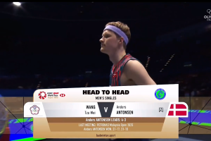 2025年 全英公开赛 R16 男单 王子维[中国台北] vs [丹麦]安东森