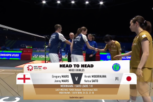 2025年 全英公开赛 R32 混双 格雷戈里·梅尔斯&珍妮·梅尔斯[英格兰] vs [日本]绿川大辉&斋藤夏