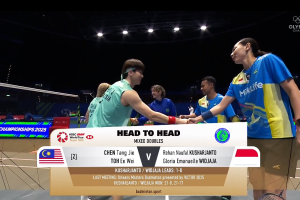 2025年 全英公开赛 R32 混双 陈堂杰&杜颐沩[马来西亚] vs [印尼]雷汉·瑙法勒·库沙尔扬托&格罗里亚·埃马努埃莱·维德佳佳