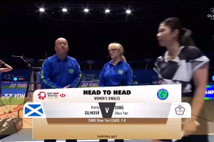 2025年 全英公开赛 R32 女单 克里斯蒂·吉尔莫[苏格兰] vs [中国台北]宋硕芸